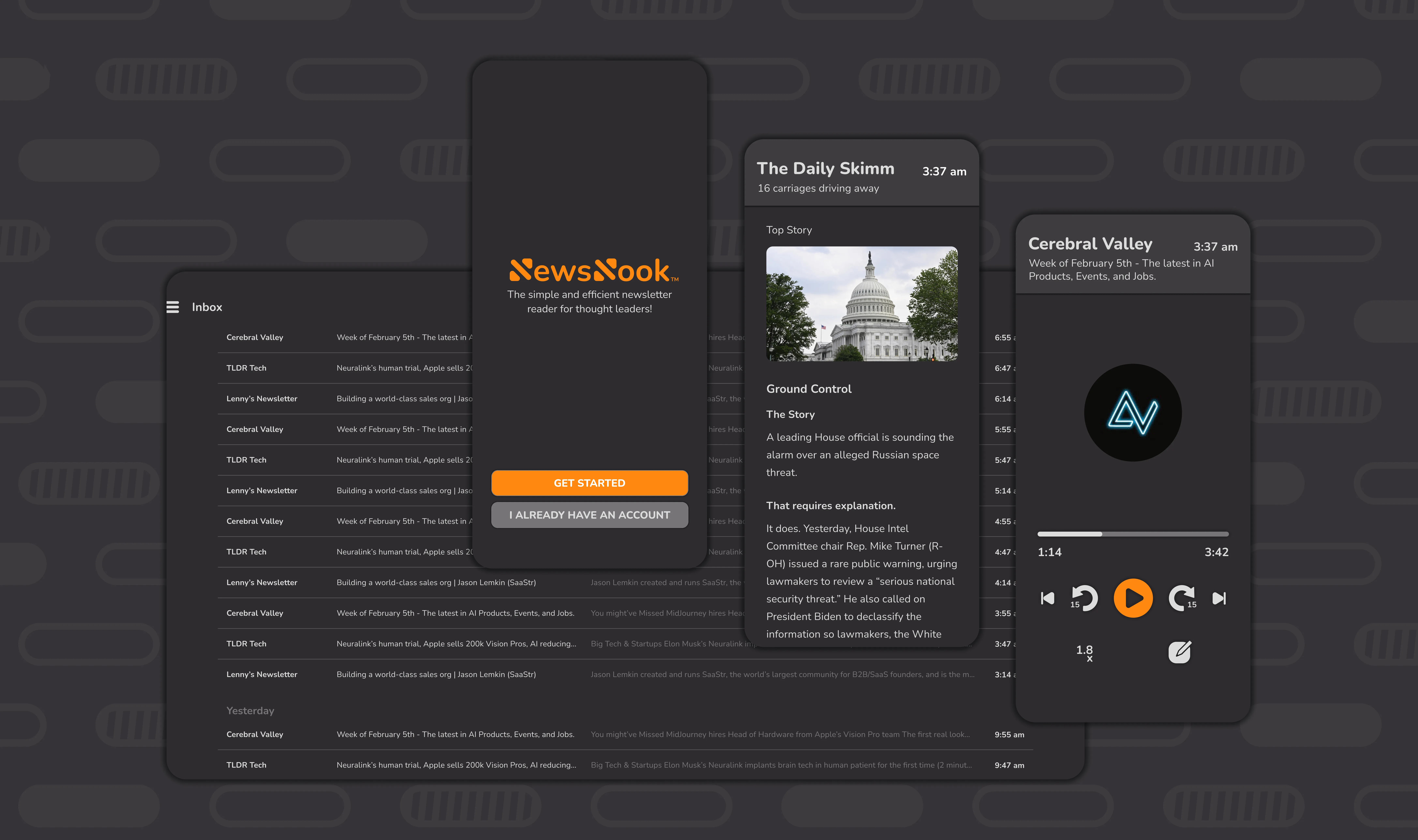 NewsNook App Screenshots